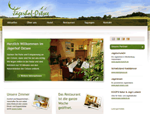 Tablet Screenshot of jagdhotel-ostsee.de